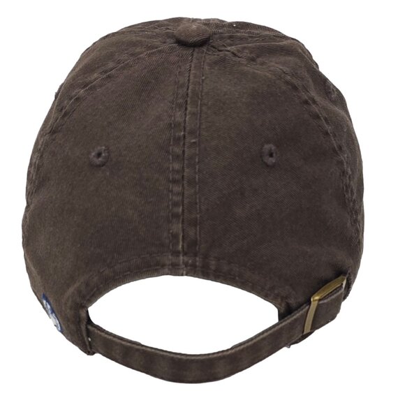 Life Is Good Hat - Brown Football Helmet Embroidered Slouch Baseball Dad Cap - Picture 3 of 5